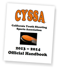 Small CYSSA booklet with orange clay target